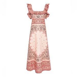 Zimmermann Matchmaker Frilled Midi Dress